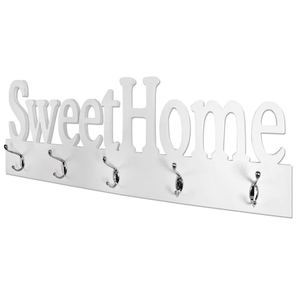 Artikelbild 18 für HAKU Möbel Wandgarderobe 28306 weiß Holz 5 Haken 74,0 x 28,0 cm, Artikelnummer 551931