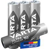 Artikelbild 1 für 4 VARTA Batterien ULTRA LITHIUM Micro AAA 1,5 V, Artikelnummer 541003