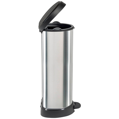 Artikelbild 10 für curver DECOBIN Mülleimer 40,0 l silbermetallic, Artikelnummer 701108