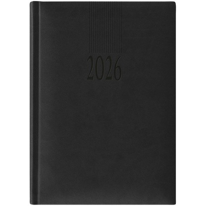 Artikelbild 2 für Lediberg Buchkalender Tagesplaner 2026 schwarz, Artikelnummer 550556