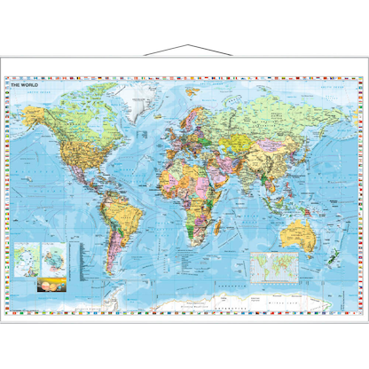 Artikelbild 2 für FRANKEN Weltkarte Karton, Artikelnummer 801647