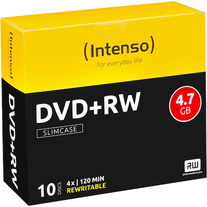 Artikelbild 6 für 10 Intenso DVD+RW 4,7 GB wiederbeschreibbar, Artikelnummer 331181
