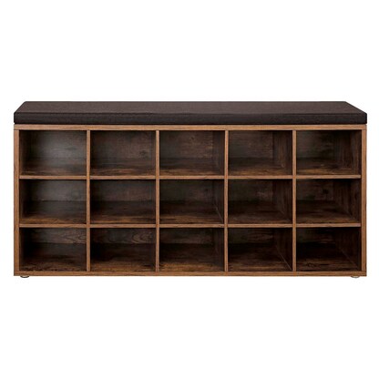 Artikelbild 6 für VASAGLE Schuhbank LHS15BX braun, schwarz Holz 105,0 cm, Artikelnummer 261176