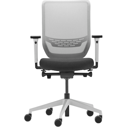 Artikelbild für Trendoffice by Dauphin Bürostuhl to-sync work mesh, 9242SY2FVKVW Stoff weiß, Gestell weiß, Artikelnummer 323046