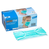 Artikelbild 1 für HYGOSTAR medizinischer Mundschutz DIN EN 14683 Typ II R, 50 St., Artikelnummer 500359