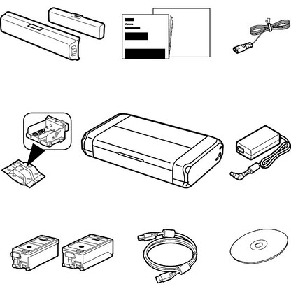 Artikelbild 8 für AKTION: Canon MAXIFY BX110 mit Akku Tintenstrahldrucker schwarz mit 30 Euro CashBack, Artikelnummer 649226