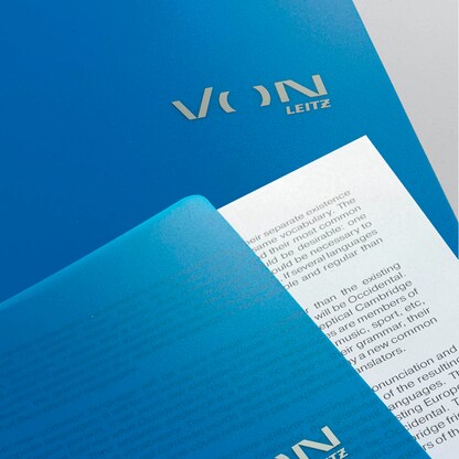 Artikelbild 8 für VON LEITZ Sammelmappe DIN A4 blau, 1 St., Artikelnummer 634976