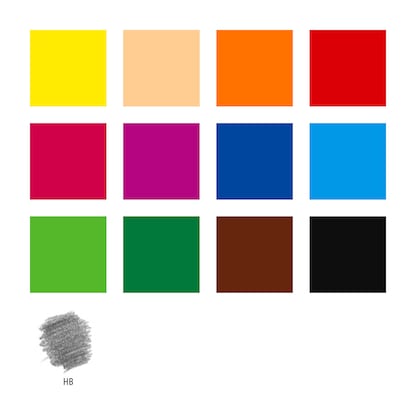 Artikelbild 4 für STAEDTLER Noris® colour 185 Buntstifte farbsortiert, 13 St., Artikelnummer 619666