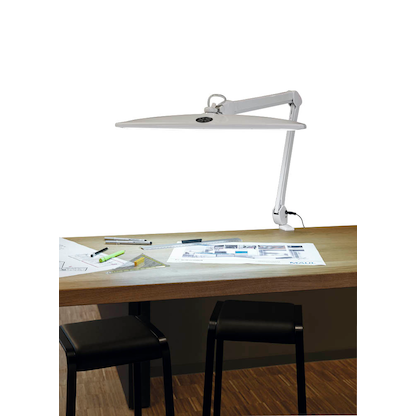 Artikelbild 3 für MAUL MAULwork Schreibtischlampe weiß 20 W mit Tischklemme, Artikelnummer 119805