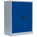 Artikelbild 1 für LÜLLMANN Metallschrank 530311 enzianblau, lichtgrau 80,0 x 38,3 x 100,0 cm, aufgebaut, Artikelnummer 182517
