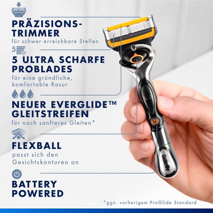 Artikelbild 5 für Gillette PROGLIDE POWER Nassrasierer Herren, Artikelnummer 653729