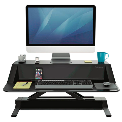 Artikelbild 5 für Fellowes Monitorständer Lotus Sitz-Steh Workstation schwarz, Artikelnummer 385551