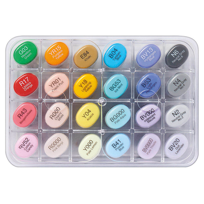 Artikelbild 2 für COPIC® Sketch Manga Illustration Layoutmarker farbsortiert 1,0 + 6,0 mm, 24 St., Artikelnummer 495954