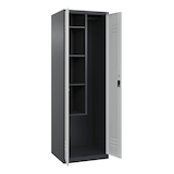 Artikelbild 1 für CP Putzmittelschrank Classic Plus 080100-00 S10024 lichtgrau, anthrazitgrau 60,0 x 50,0 x 185,0 cm, aufgebaut, Artikelnummer 114399