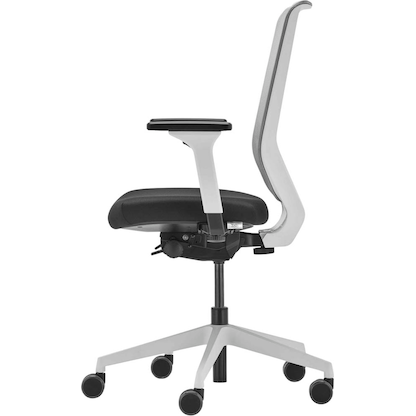 Artikelbild 3 für Trendoffice by Dauphin Bürostuhl to-sync work mesh, 9242SY2FVKVW Stoff weiß, Gestell weiß, Artikelnummer 323046