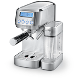 Artikelbild 1 für caso® Espresso Gourmet Latte Siebträgermaschine silber, Artikelnummer 492878
