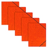 Artikelbild 1 für herlitz Eckspanner easy orga DIN A4 orange, 5 St., Artikelnummer 688093