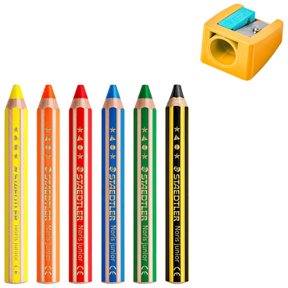 Artikelbild 3 für STAEDTLER Noris® junior 140 Buntstifte farbsortiert, 6 St., Artikelnummer 619819