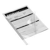 Artikelbild 1 für 50 DURABLE Klemmschienen transparent DIN A4 60 Blatt, Artikelnummer 233783