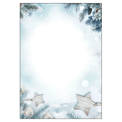 Artikelbild 12 für SIGEL Weihnachtsbriefpapier Snow Star Motiv DIN A4 90 g/qm 25 Blatt, Artikelnummer 187532
