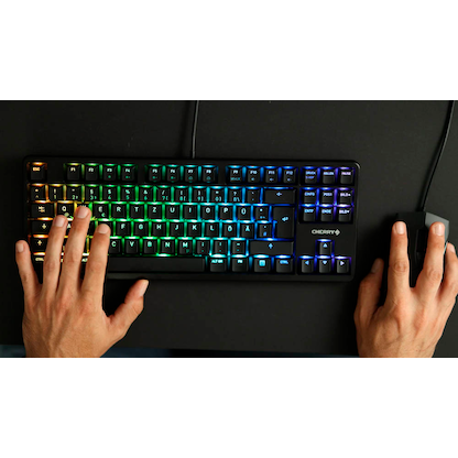 Artikelbild 3 für CHERRY G80-3000N RGB TKL Tastatur kabelgebunden schwarz, Artikelnummer 614617