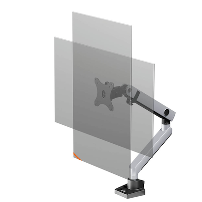 Artikelbild 4 für DURABLE Monitor-Halterung SELECT PLUS 509623 silber für 1 Monitor, Tischklemme, Tischbohrung, Artikelnummer 888341