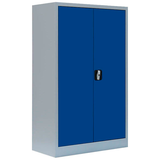 Artikelbild 1 für LÜLLMANN Metallschrank 530291 enzianblau, lichtgrau 80,0 x 38,3 x 120,0 cm, aufgebaut, Artikelnummer 182539