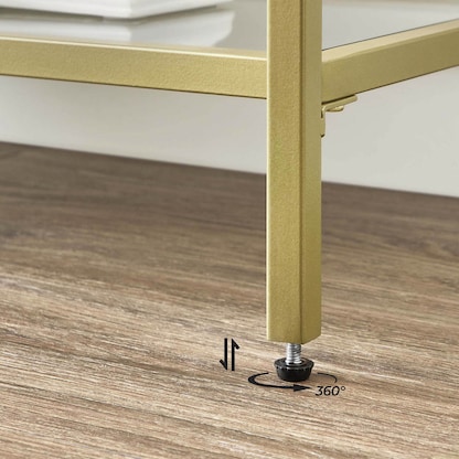 Artikelbild 8 für VASAGLE Konsolentisch Glas gold 130,0 x 30,0 x 73,3 cm, Artikelnummer 289799