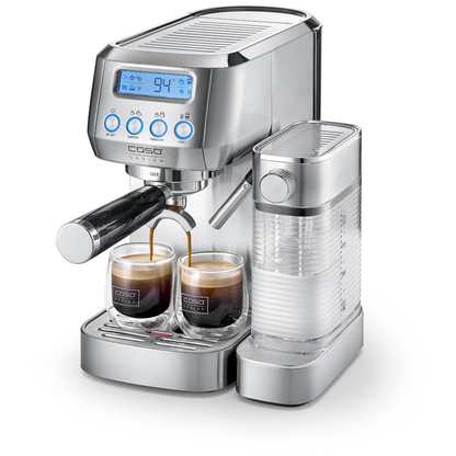 Artikelbild 4 für caso® Espresso Gourmet Latte Siebträgermaschine silber, Artikelnummer 492878