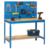 Artikelbild 1 für Simonrack Werkbank KIT SIMONWORK BT2 1500 blau 150,0 x 61,0 x 144,5 cm, Artikelnummer 742664