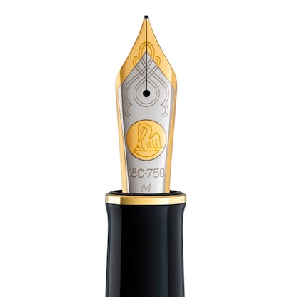 Artikelbild 3 für Pelikan Souverän M1000 Kolbenfüller schwarz/grün/gold M (mittel), Artikelnummer 412371