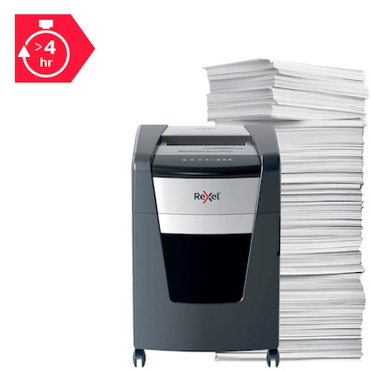 Artikelbild 10 für Rexel XP512+ Aktenvernichter mit Partikelschnitt P-5, 2 x 15 mm, bis 12 Blatt, grau, Artikelnummer 255824