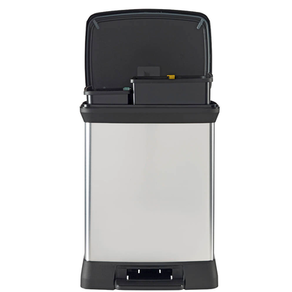 Artikelbild 8 für curver DECOBIN DUO Mülltrenner 10,0 + 18,0 l silbermetallic, Artikelnummer 701115