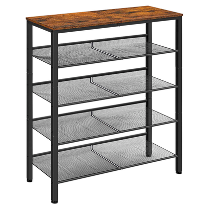 Artikelbild 20 für VASAGLE Schuhregal braun, schwarz 75,0 x 28,0 x 93,0 cm, Artikelnummer 262448