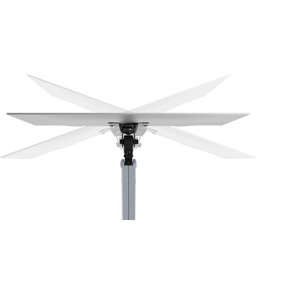 Artikelbild 5 für DURABLE Monitor-Halterung SELECT PLUS 509623 silber für 1 Monitor, Tischklemme, Tischbohrung, Artikelnummer 888341