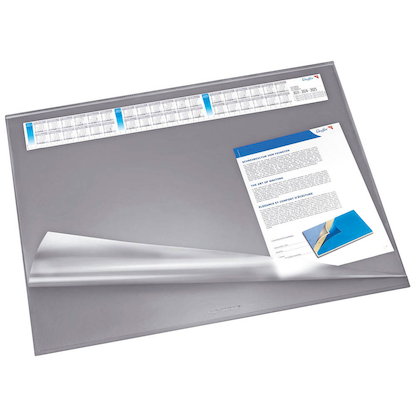 Artikelbild für Läufer Schreibtischunterlage SYNTHOS grau Kunststoff 65,0 x 52,0 cm, 1 St., Artikelnummer 652166