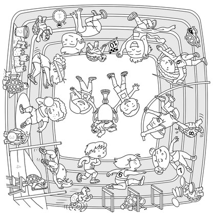 Artikelbild 3 für PAPERFLOW Kids Sport Maltische weiß 60,0 x 60,0 x 40,0 cm, Artikelnummer 216418