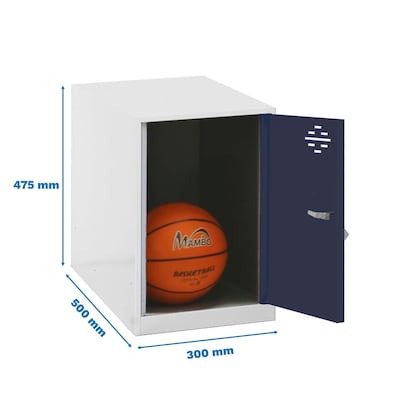 Artikelbild 2 für Simonrack Spind SIMONLOCKER DISM weiß, anthrazit 8425437108549, 1 Schließfach 30,0 x 50,0 x 47,5 cm, Artikelnummer 354116