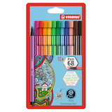 Artikelbild 1 für STABILO Pen 68 Filzstifte farbsortiert, 12 St., Artikelnummer 502862