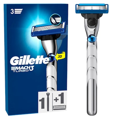 Artikelbild für Gillette MACH3 TURBO Nassrasierer Herren, Artikelnummer 653609