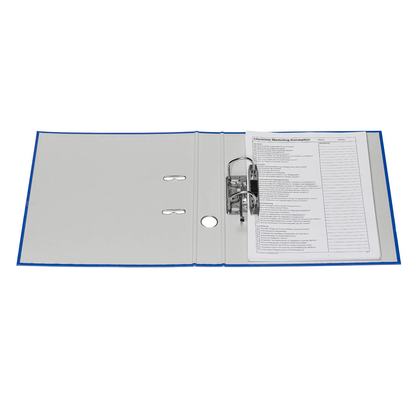 Artikelbild 6 für DONAU Klassik Ordner blau Karton 5,0 cm DIN A4, Artikelnummer 183855