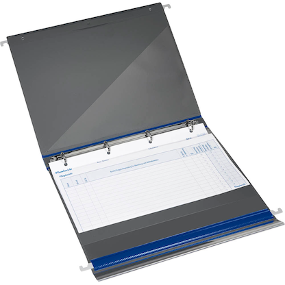 Artikelbild 4 für BOI Patienten-Dokumentations-Hängemappe 4-Ringe PMH4R blau Boden: 2,5 cm, Artikelnummer 666881