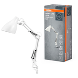Artikelbild 1 für OSRAM Office Line Desk Pear Clip E27 Schreibtischlampe weiß 11 W mit Tischklemme, Artikelnummer 710149