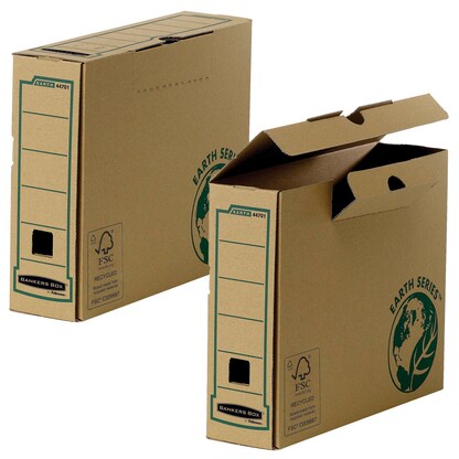 Artikelbild für 20 Bankers Box Archivboxen Earth Series 80mm A4 braun 8,0 x 31,9 x 25,4 cm, Artikelnummer 351820