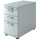 Artikelbild 1 für HAMMERBACHER Solid Standcontainer lichtgrau 4 Auszüge 42,8 x 80,0 x 72,0 - 76,0 cm, Artikelnummer 593537