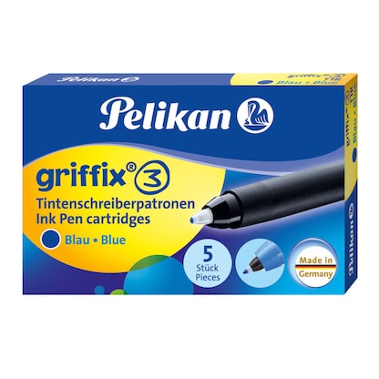 Artikelbild 8 für Pelikan griffix Tintenroller Neon Blue 0,4 mm, Schreibfarbe: blau, 1 St., Artikelnummer 622652