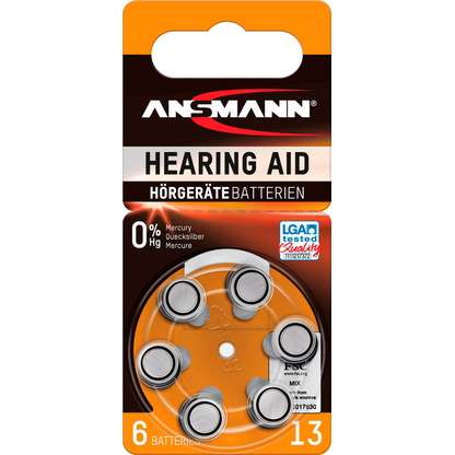 Artikelbild 15 für 6 ANSMANN Knopfzellen PR48/13 1,4 V, Artikelnummer 106567