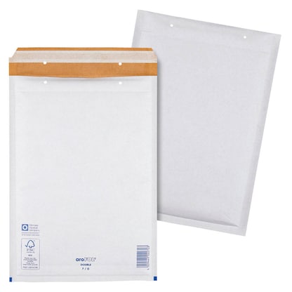 Artikelbild für 50 aroFOL® DOUBLE Luftpolstertaschen 7/G grau für DIN A4, Artikelnummer 375527