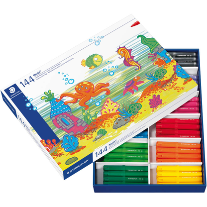 Artikelbild 19 für STAEDTLER 340 Filzstifte farbsortiert, 144 St., Artikelnummer 464218