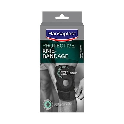 Artikelbild 17 für Hansaplast Kniebandage PROTECTIVE 02580 schwarz, 1 St., Artikelnummer 577449